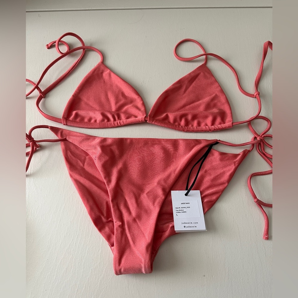 Jade Swim Coral Bikini Set